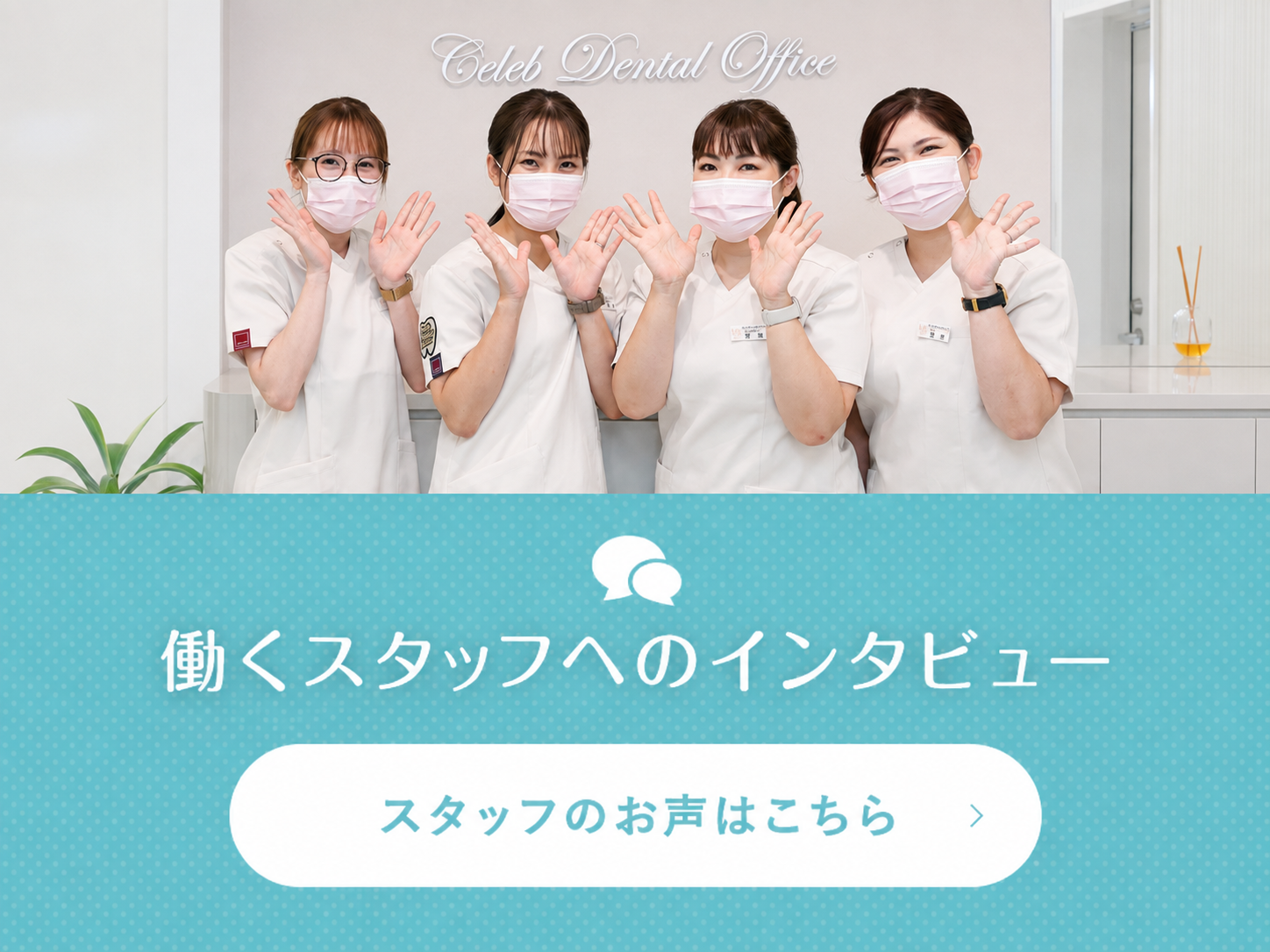 働くスタッフへの インタビュー